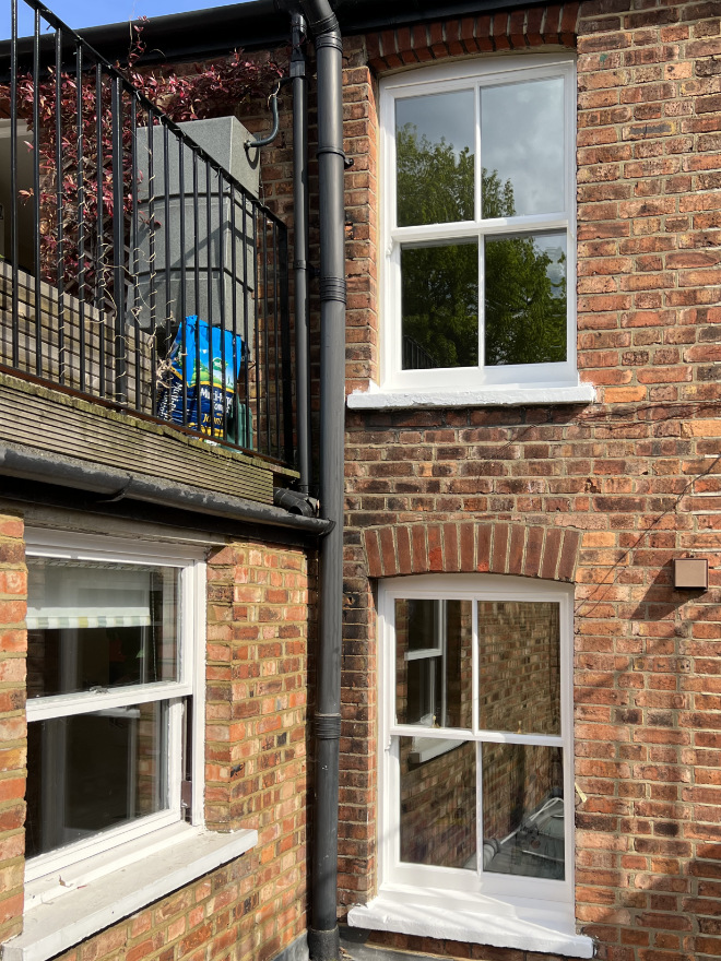 Traditional sash windows