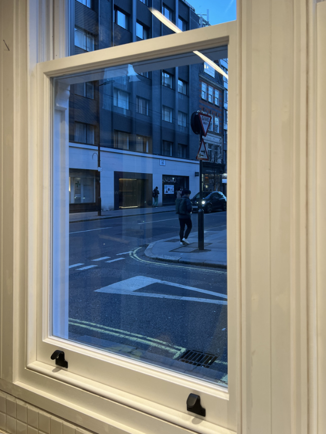 Toughened double glazed sash windows